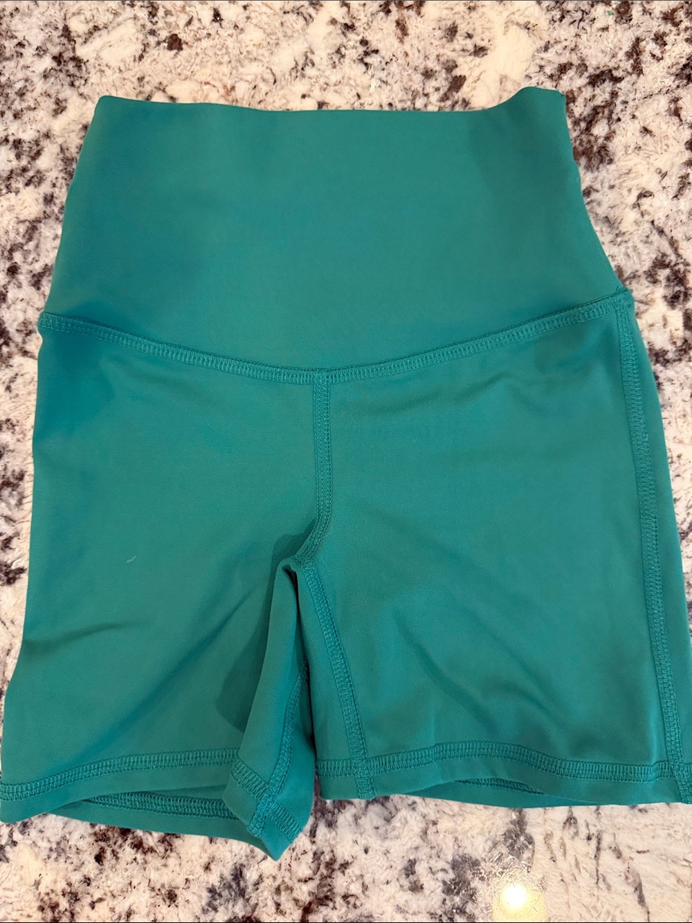 Five The Label Child Extra Large High-Waist Kelly Green Shorts